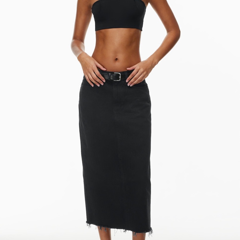 Agolde Black Pencil Skirt